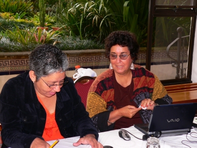 Yarman Jimenez y Mara Surez de Radio Feminista